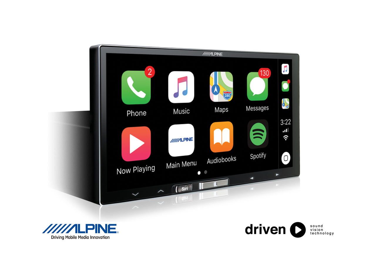 Wireless CarPlay with Alpine iLX107 Get in and drive.