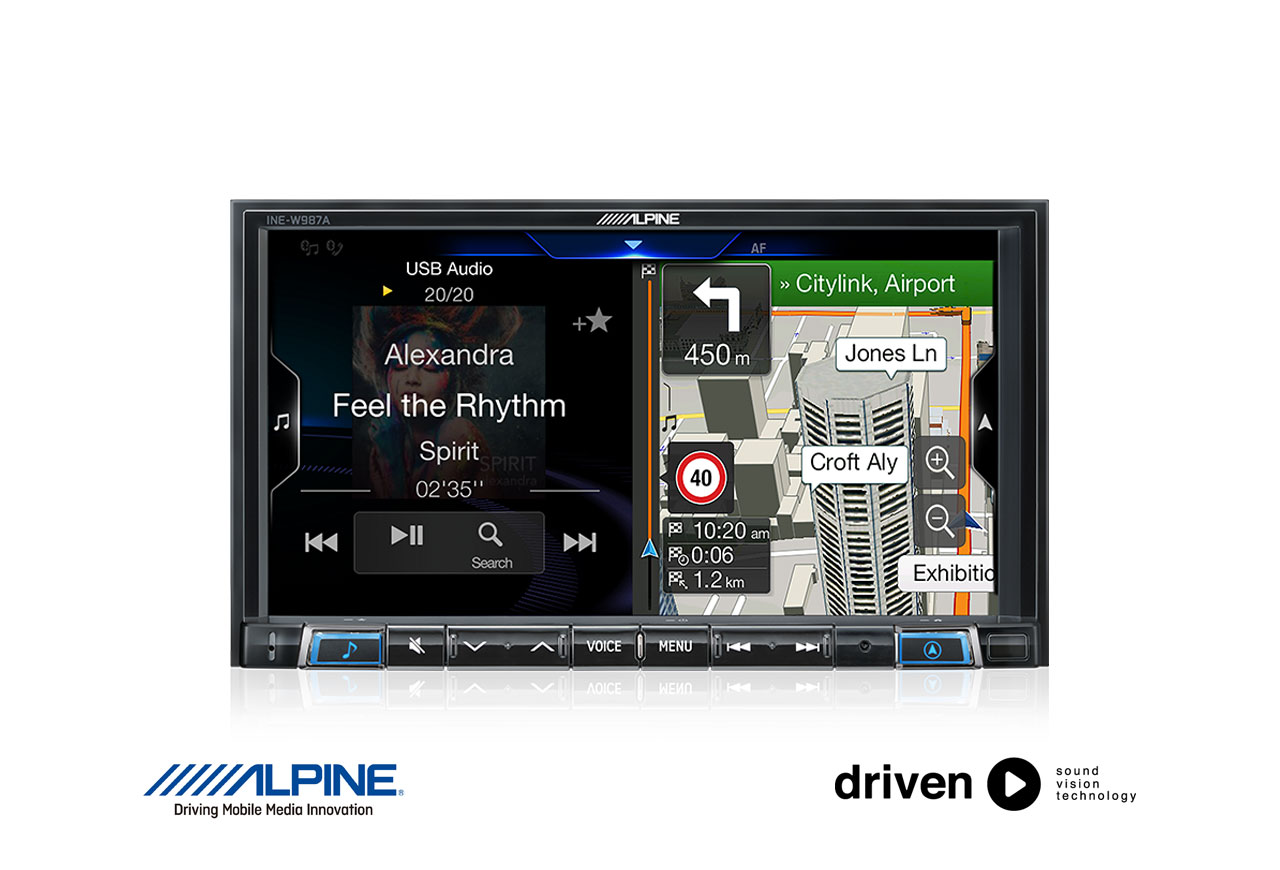 alpine INE-W987A advanced gps navigation