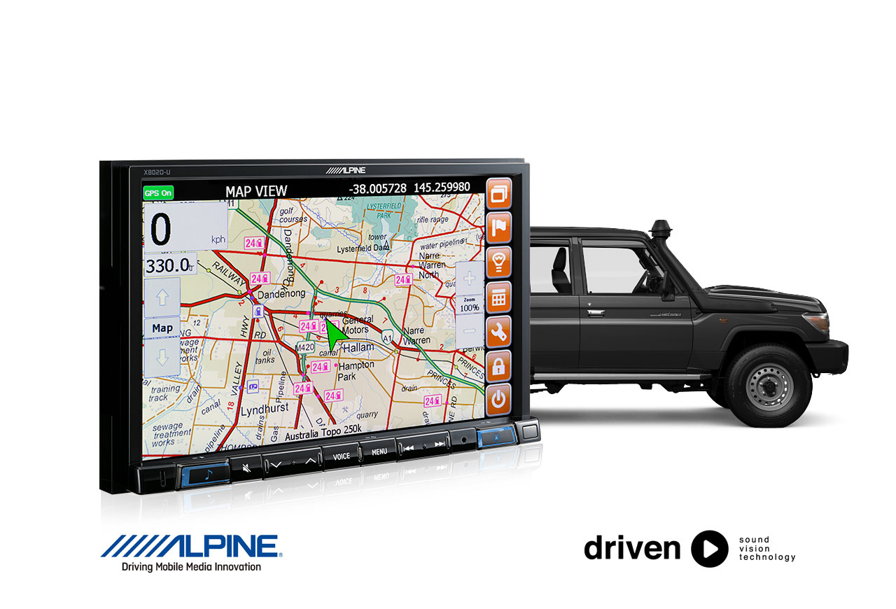 70 Series Landcruiser GPS HEMA Navigation