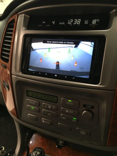 toyota land cruiser with CarPlay android auto upgrade