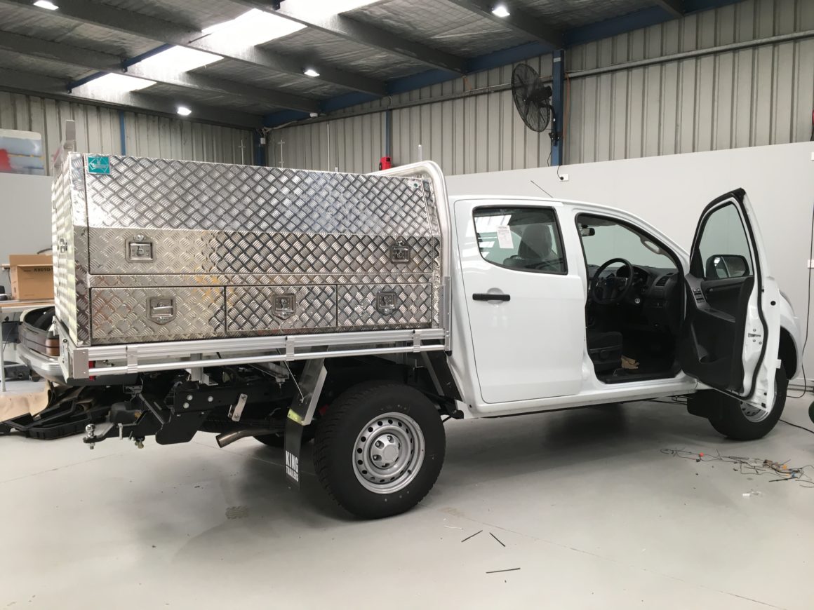 D-Max fitted with extensive toolbox alarm system