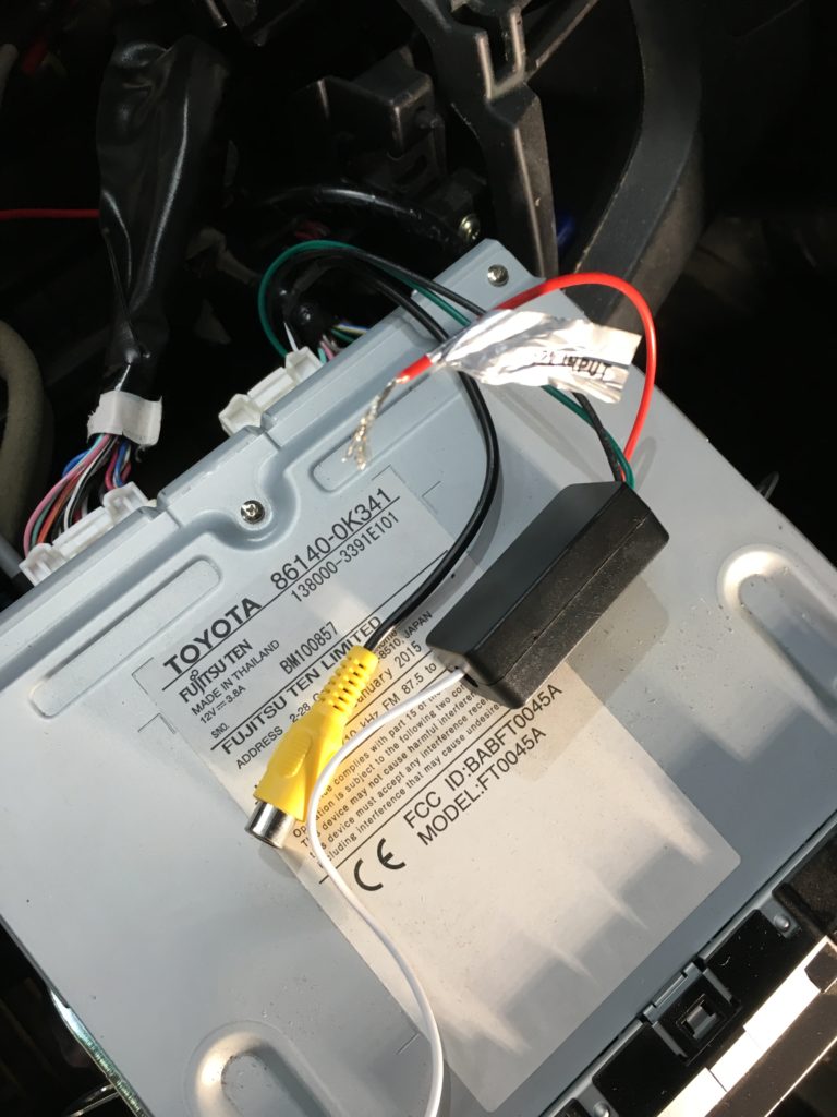 Toyota Reverse Camera Wiring Diagram