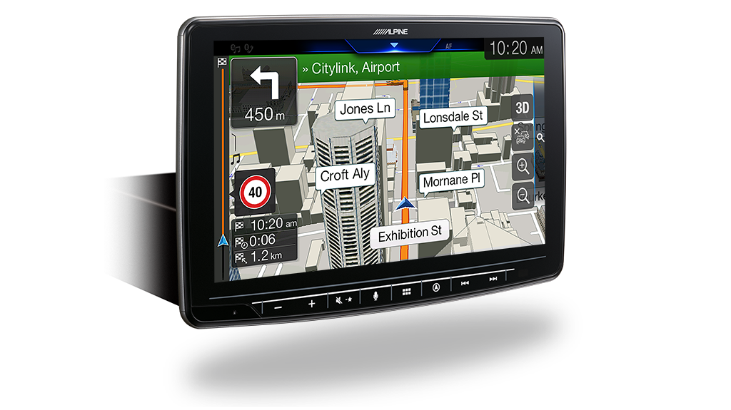 INE-F409 9" GPS Navigation