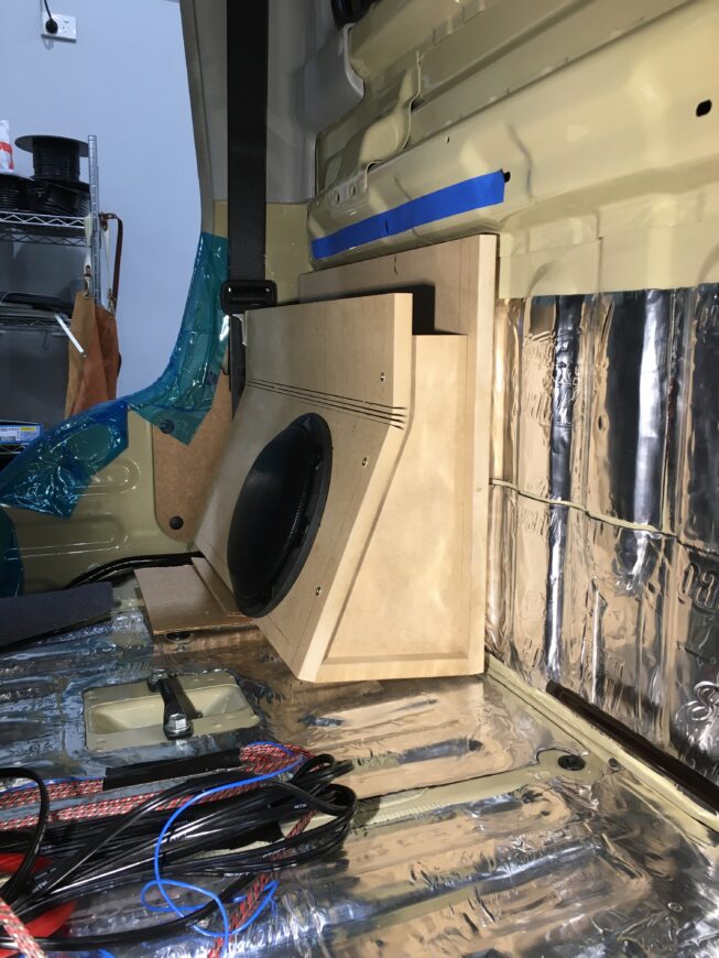 79 series subwoofer enclosure fabrication