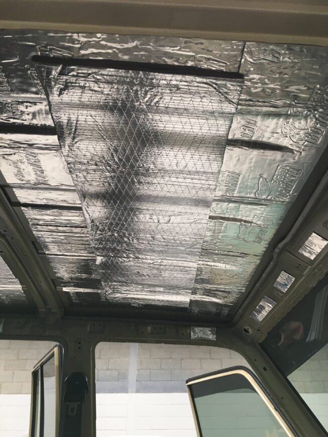 79 series sound deadening roof