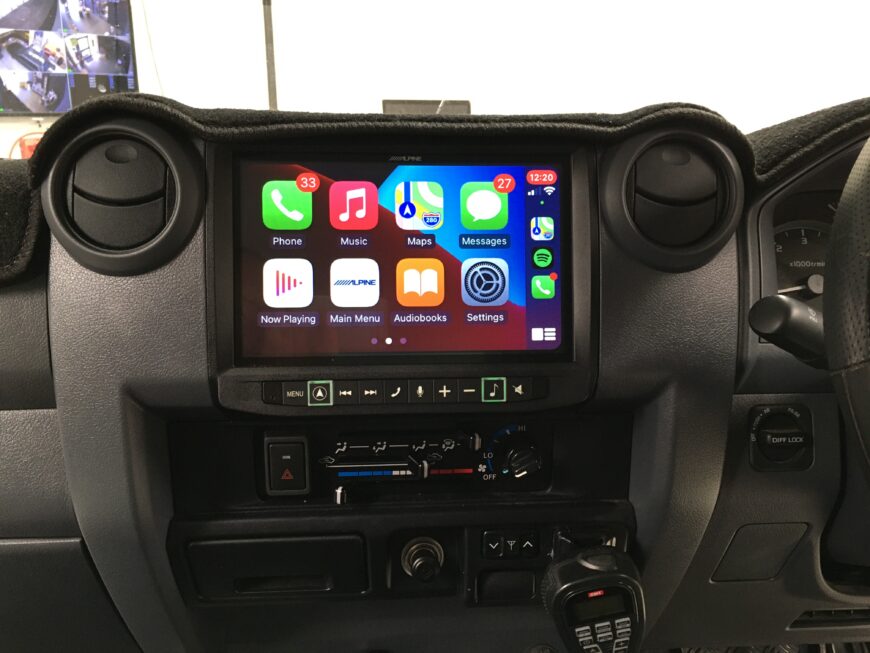 CarPlay installation into 79 Series Cruiser