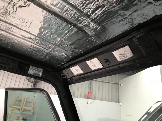 79 series roof sound deadening