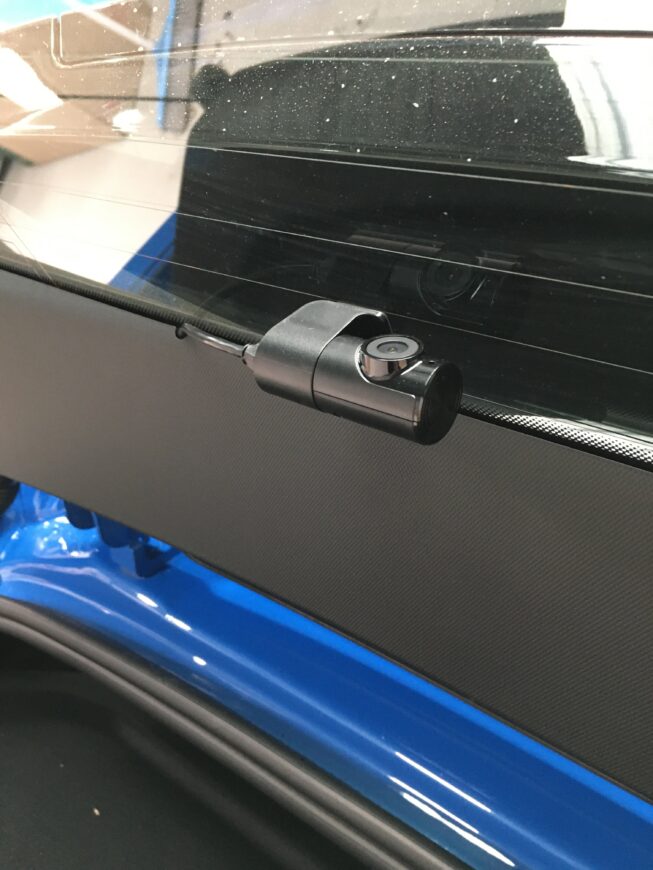 u1000 rear dashcam installation