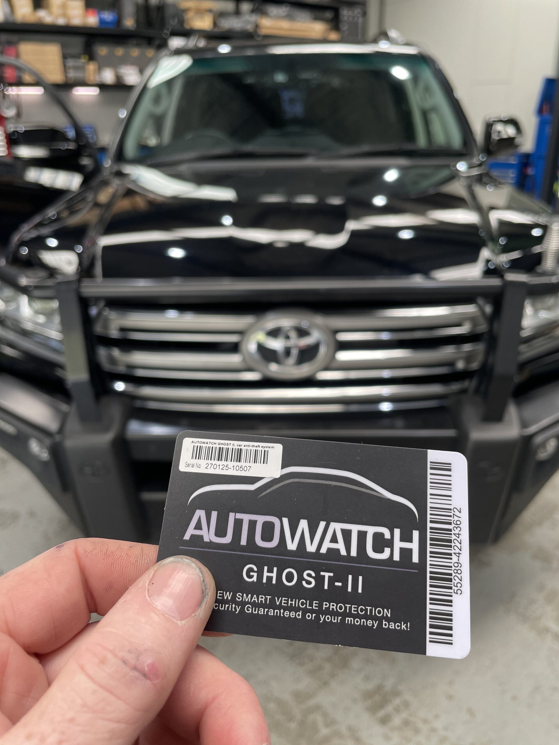 toyota landcruiser 200 series with ghost II immobiliser installed